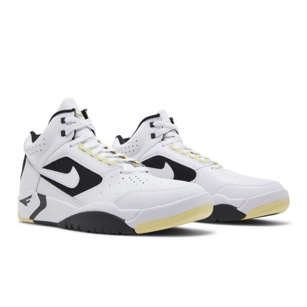 Nike Air Flight Lite Mid "White Black Lemon" DV0824-100 (2024) Size 11 NEW